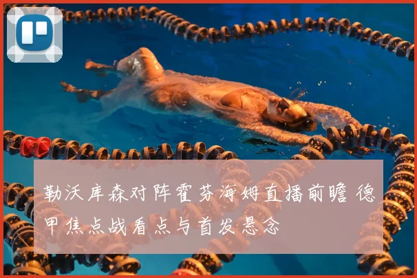 勒沃库森对阵霍芬海姆直播前瞻 德甲焦点战看点与首发悬念