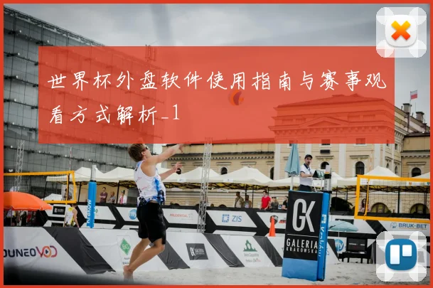世界杯外盘软件使用指南与赛事观看方式解析_1